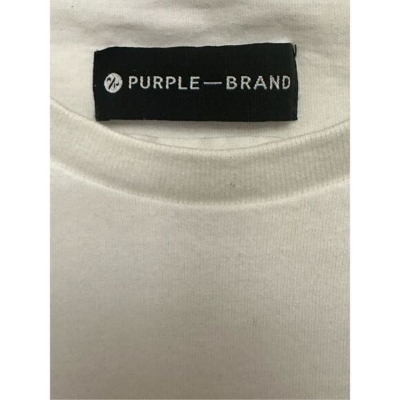 Purple Brand T Shirt  White Size: L - Picture 9 of 9